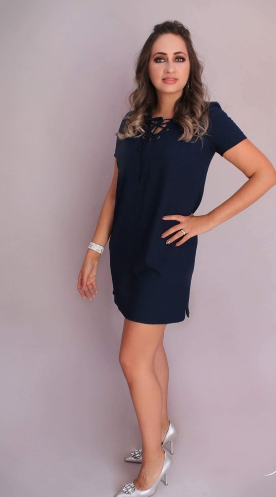 Catherine Malandrino Navy Blue Dress